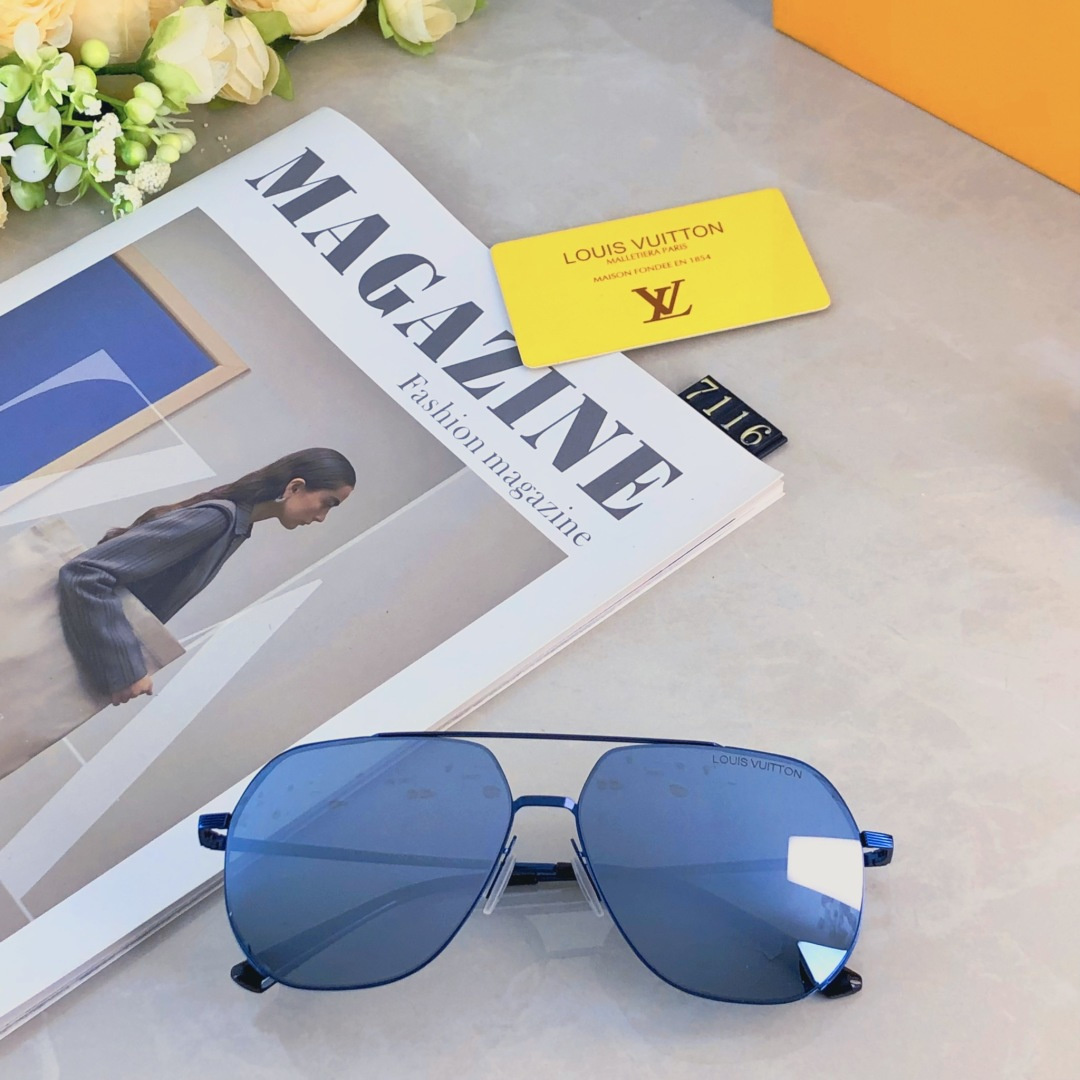 。。Louis vuitto*个性双梁男士高清偏光太阳眼镜潮流经典时尚开车专用防紫外线墨镜
