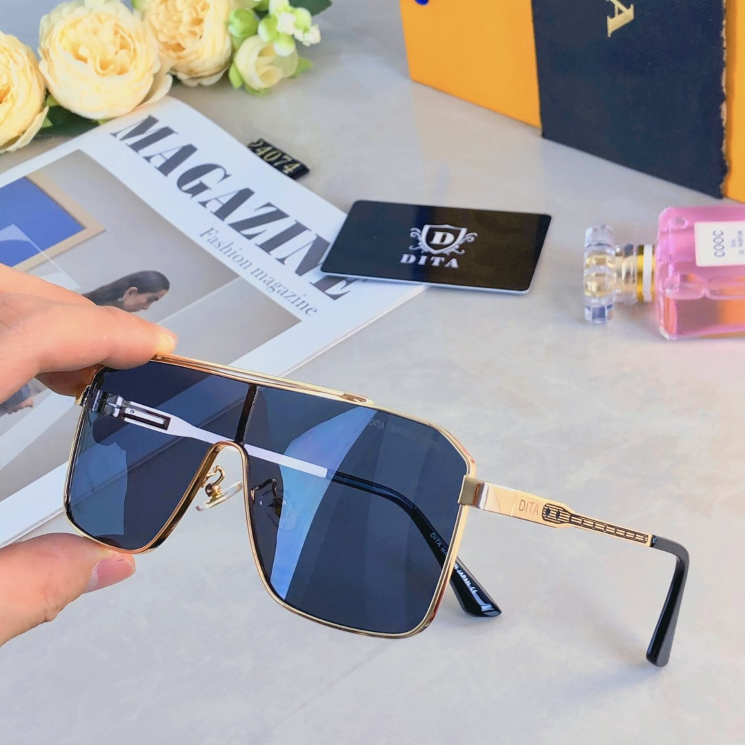 NO:369203,Dit* new style handsome sunglasses high-end European and American square metal frame pilot outdoor sunglasses anti-ultraviolet rays, glasses19860909Dit*新款痞帅墨镜高级感欧美方形金属框飞行员户外太阳镜防紫外线潮,眼镜,glasses