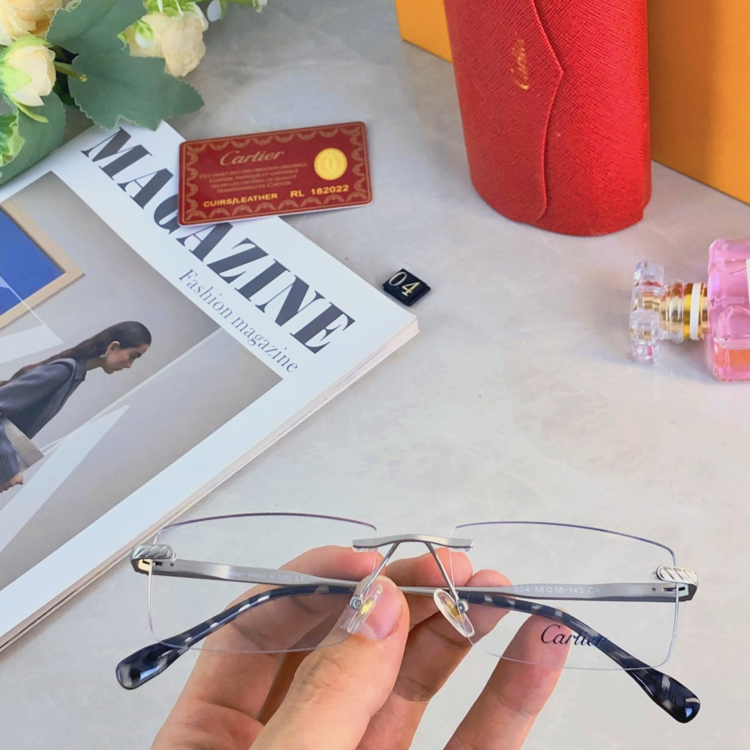 。。Cartie*井柏然同款超轻眼镜架男士高级感斯文痞帅近视眼镜框可配度数女士