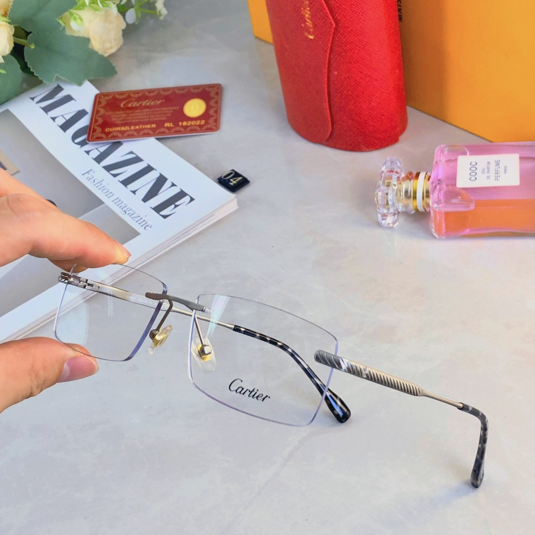 。。Cartie*井柏然同款超轻眼镜架男士高级感斯文痞帅近视眼镜框可配度数女士