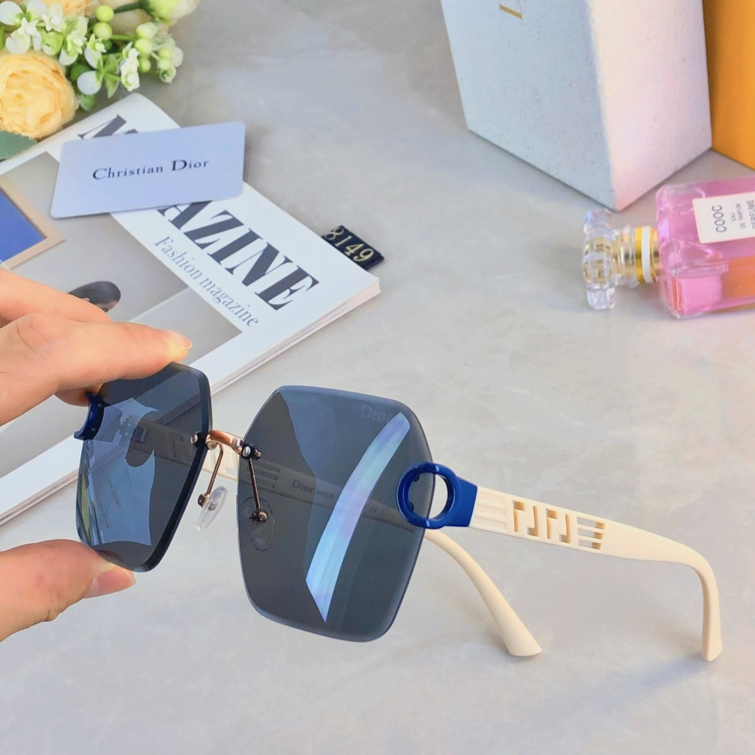 。。Dio*轻奢款太阳镜时尚百搭素颜防强光高级感防紫外线墨镜女款