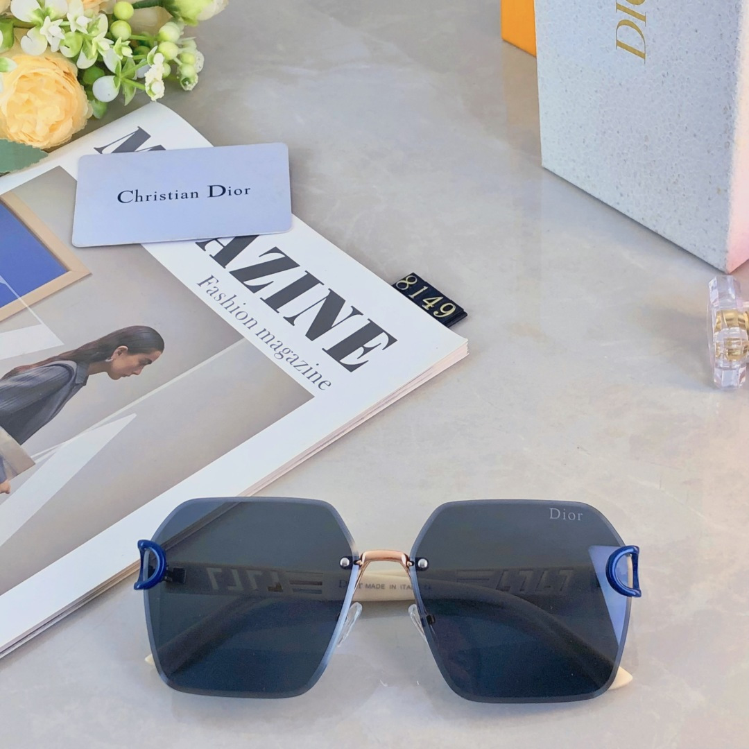 。。Dio*轻奢款太阳镜时尚百搭素颜防强光高级感防紫外线墨镜女款