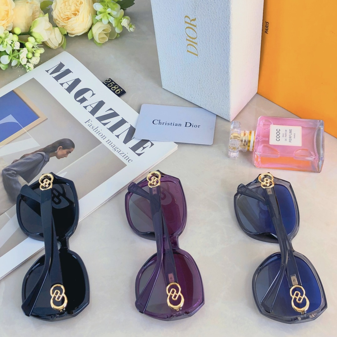 。。Dio*2025新款墨镜女款气质显脸小百搭方框防晒遮阳太阳眼镜防紫外线