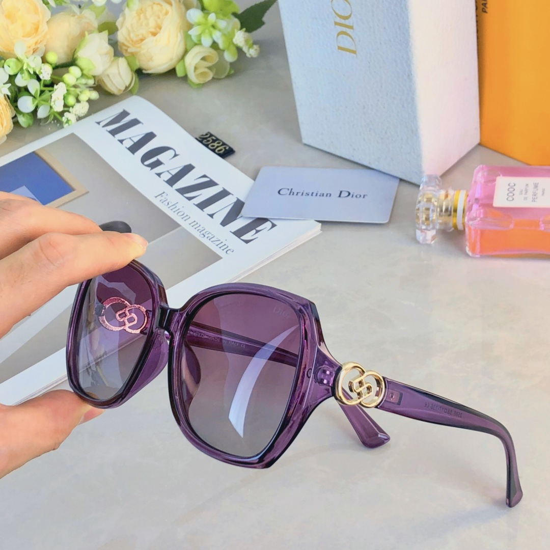 。。Dio*2025新款墨镜女款气质显脸小百搭方框防晒遮阳太阳眼镜防紫外线