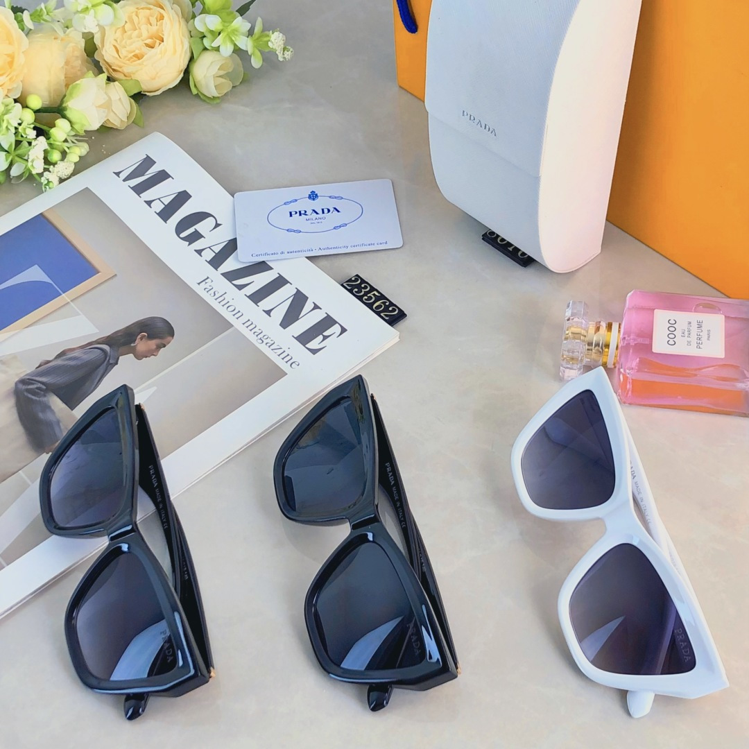 。。PRAD*2025新款欧美复古简约百搭墨镜男女高级大牌街拍太阳镜