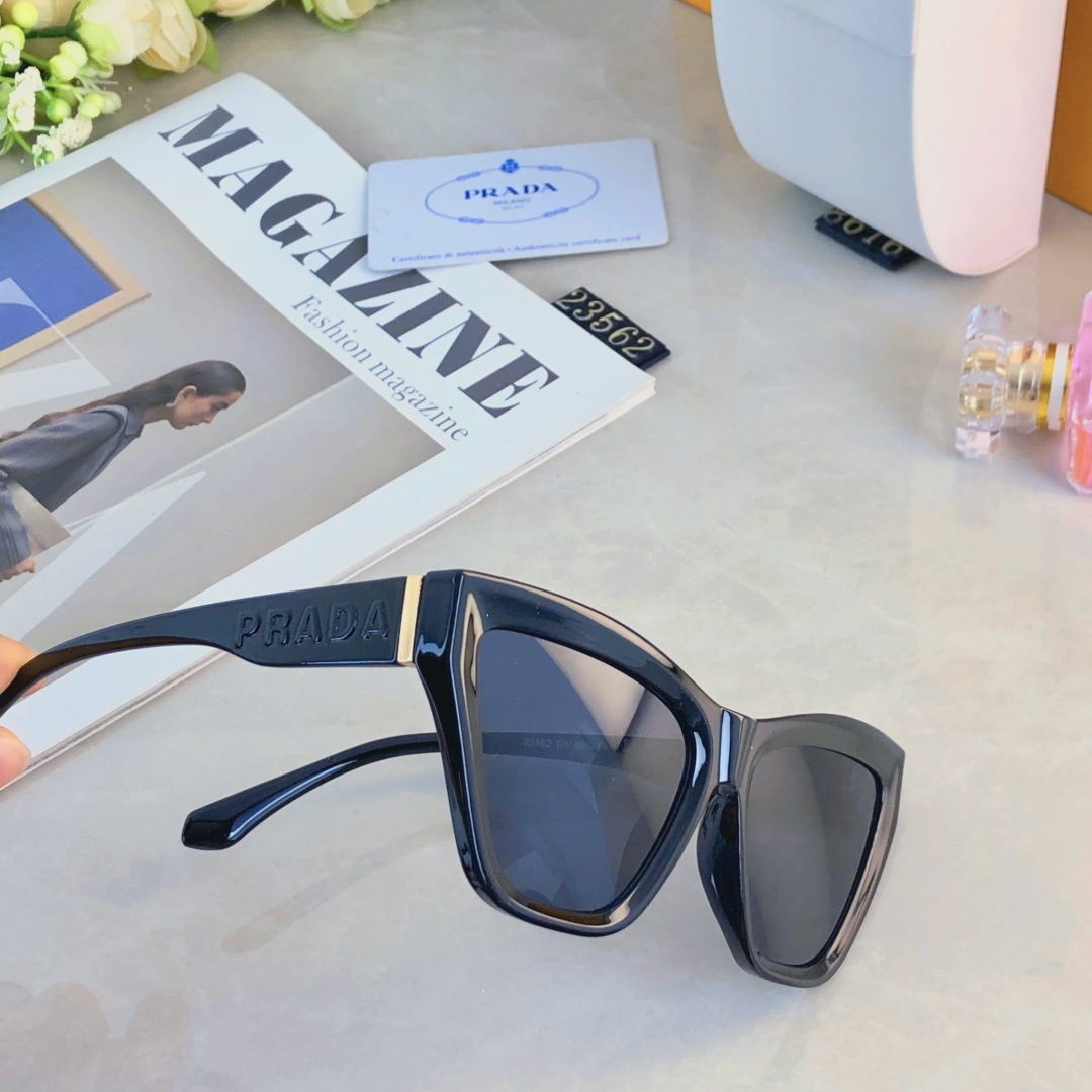 。。PRAD*2025新款欧美复古简约百搭墨镜男女高级大牌街拍太阳镜