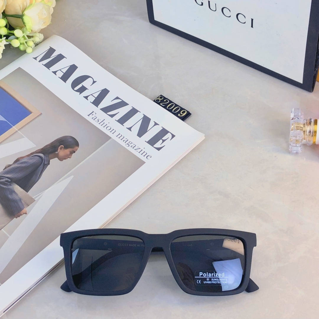 。。GUCC*高级感偏光太阳镜时尚帅气墨镜防紫外线