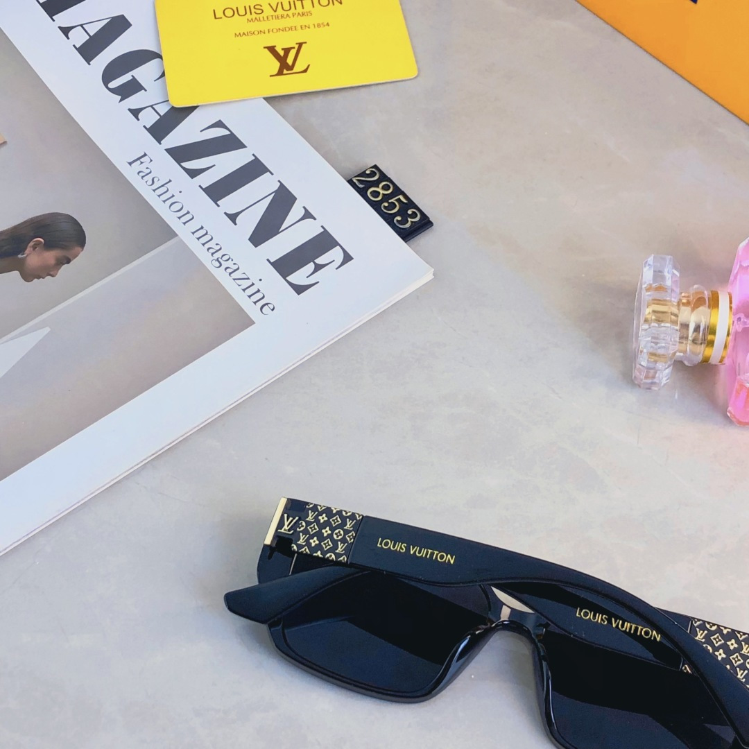 。。Louis vuitto*时尚高级感防紫外线ins度假拍照凹造型眼镜墨镜太阳眼镜