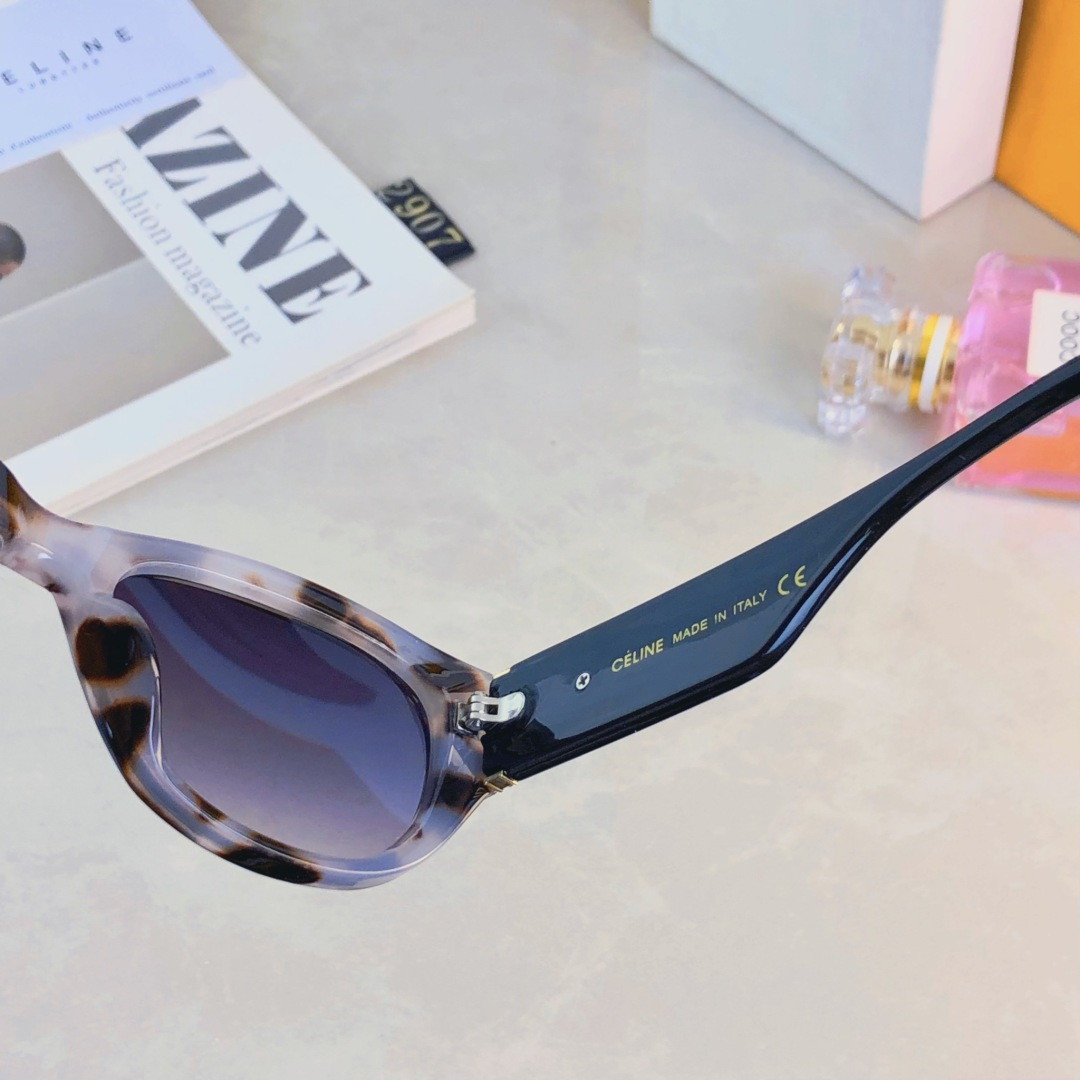 。。Celin*2025年新款凯旋门猫眼显瘦墨镜女高级感时尚太阳眼镜防晒