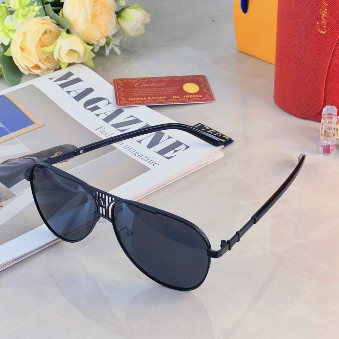 NO:370036,Cartie* young and fashionable sunglasses comfortable and elegant high-end sense sunglasses driving mirror UV trendy glasses sunglasses, glasses, cartier19860909Cartie*年轻时尚太阳镜舒适优雅高级感墨镜开车驾驶镜防紫外线潮眼镜墨镜太阳镜,眼镜,cartier,glasses