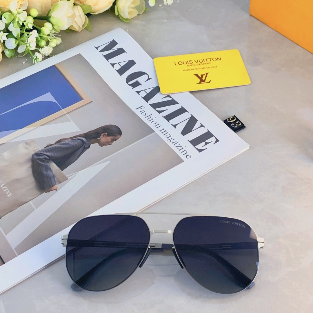 。。LOUISVUITTO*新款超轻高清尼龙偏光太阳镜男士开车司机专用遮阳墨镜飞行员眼镜
