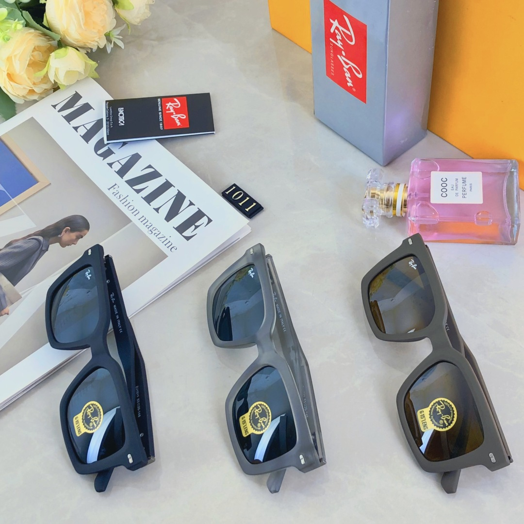 。。RAYBA*雷家跨境钢化玻璃爆款时尚太阳眼镜墨镜强光紫外线开车太阳镜