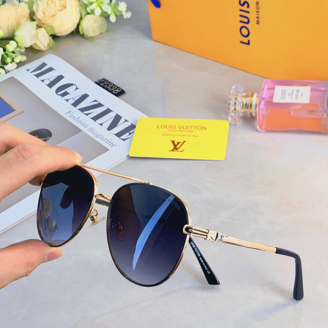 。。Louis vuitto*时尚新款 太阳眼镜高品质高质感模特款百搭潮酷遮阳金属