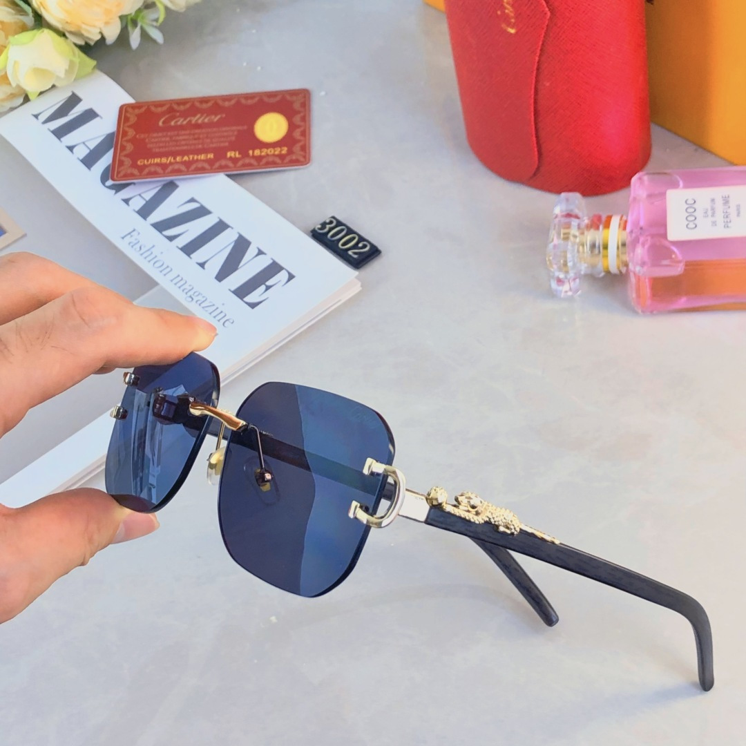 NO:370077,Cartie*2025 European and American hip-hop leopard fashion ins sunglasses women small face small frame frame high-end sense sunglasses men's glasses sunglasses sunglasses, glasses, cartier19860909Cartie*2025款欧美嘻哈豹子时尚ins墨镜女小脸小框无框高级感太阳眼镜男眼镜墨镜太阳镜,眼镜,cartier,glasses