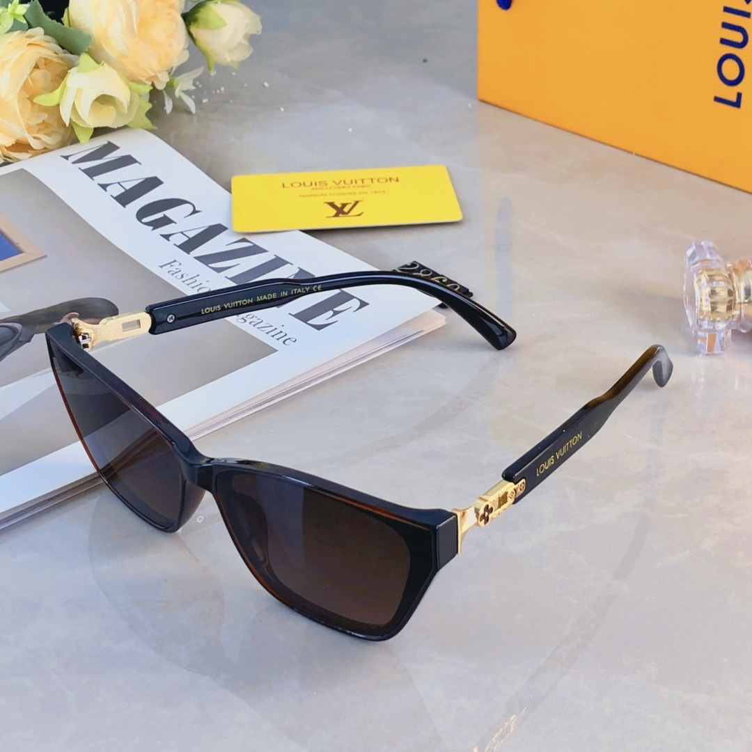 。。Louis vuitto*欧美方框高级感墨镜女时尚复古网红街拍大框显瘦遮阳太阳眼镜