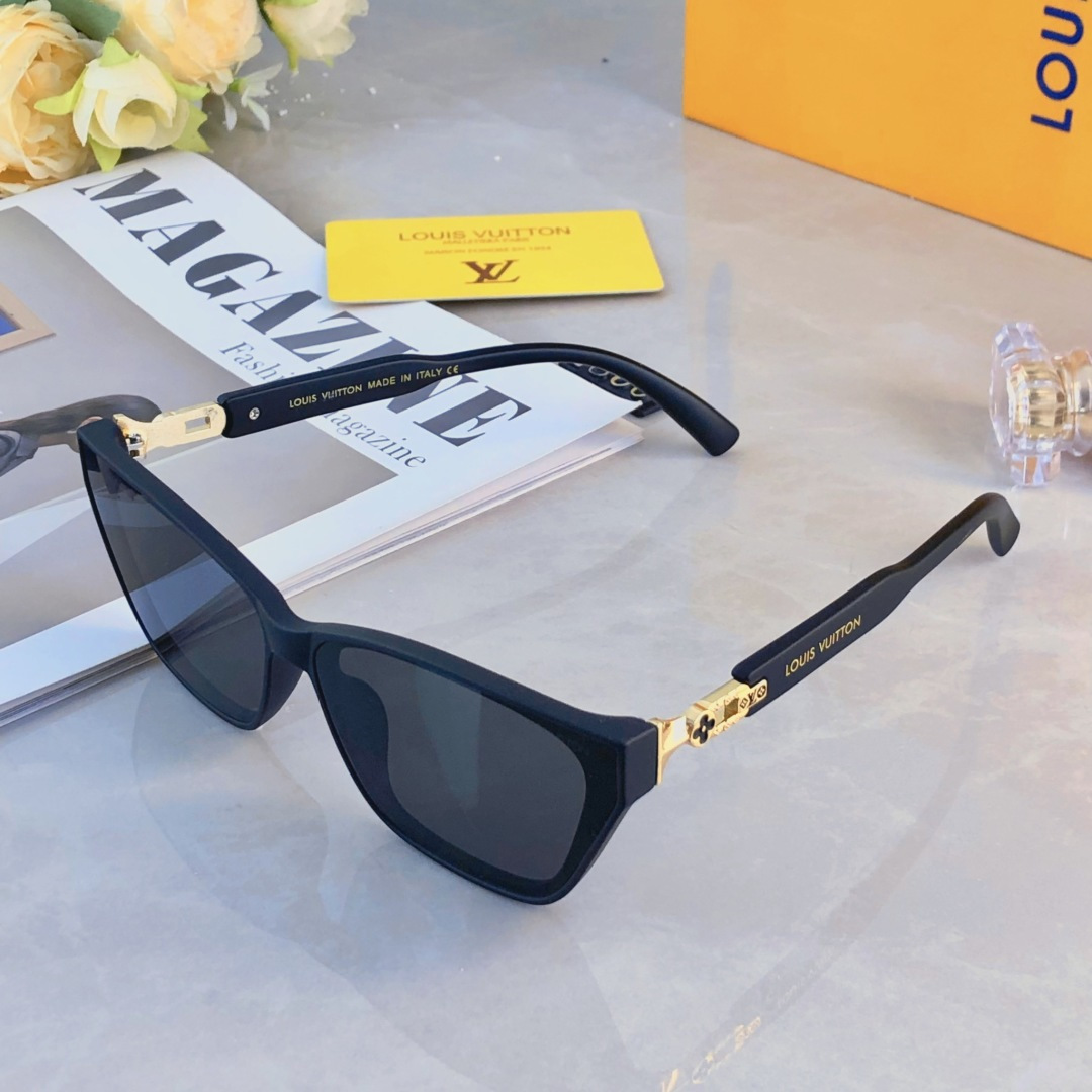 。。Louis vuitto*欧美方框高级感墨镜女时尚复古网红街拍大框显瘦遮阳太阳眼镜