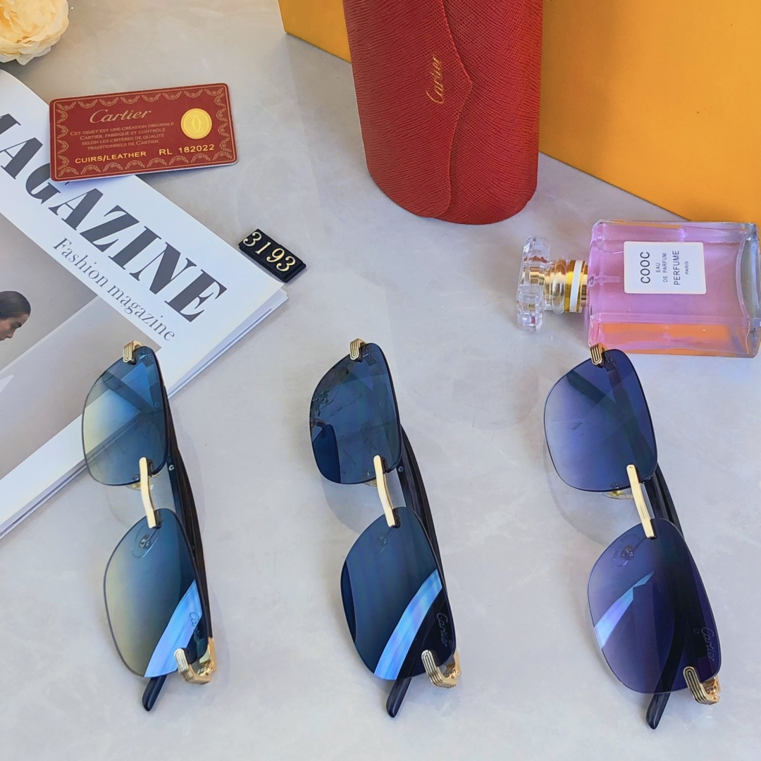 。。Cartie*新款时尚太阳镜  男女同款墨镜 时尚潮流休闲出游太阳镜