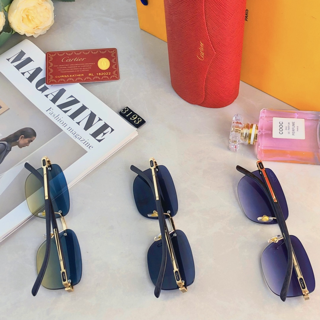 。。Cartie*新款时尚太阳镜  男女同款墨镜 时尚潮流休闲出游太阳镜