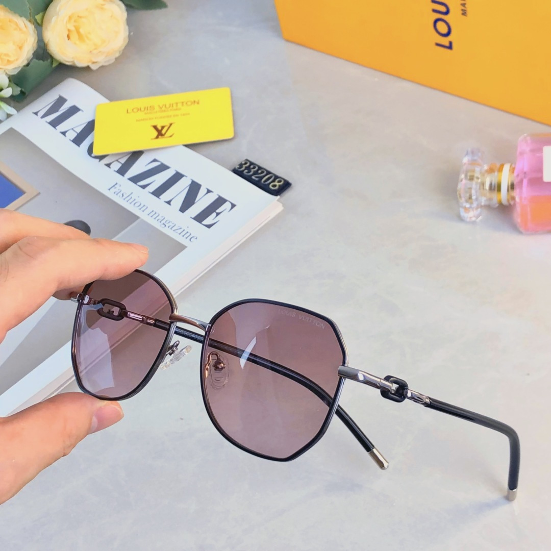 。。Louis vuitto*2025新款渐变上深下浅时尚潮流墨镜女潮高级感防紫外线太阳镜眼镜