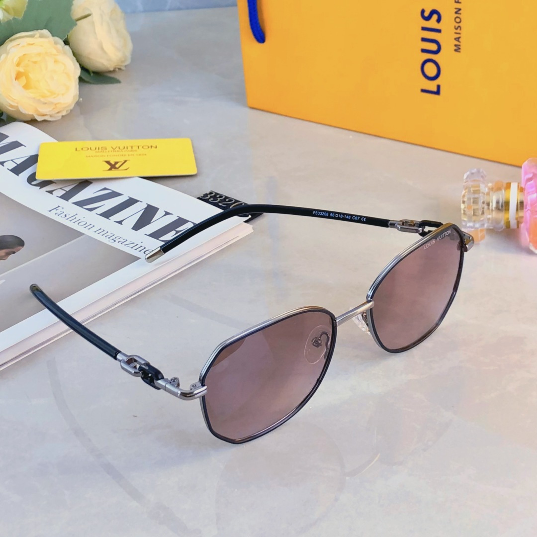 。。Louis vuitto*2025新款渐变上深下浅时尚潮流墨镜女潮高级感防紫外线太阳镜眼镜