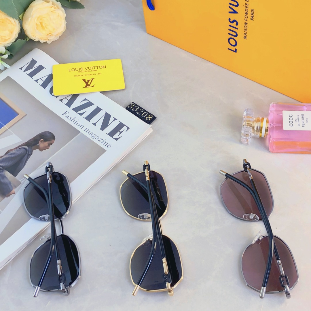 。。Louis vuitto*2025新款渐变上深下浅时尚潮流墨镜女潮高级感防紫外线太阳镜眼镜