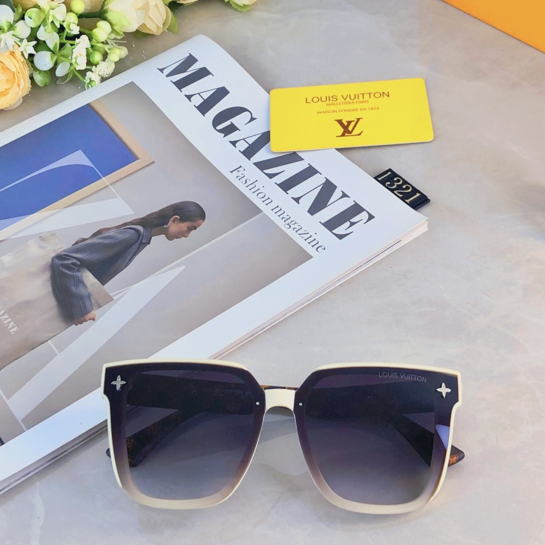 。。Louis vuitto*顶奢新款潮流方框墨镜高级感百搭防紫外线太阳眼镜