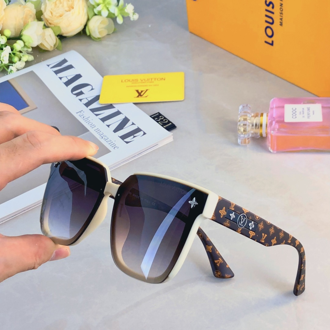。。Louis vuitto*顶奢新款潮流方框墨镜高级感百搭防紫外线太阳眼镜