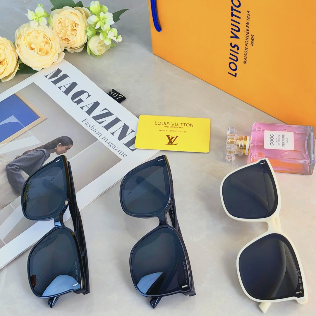 。。Louis vuitto*韩版墨镜男女潮流太阳镜ins网红墨镜大脸显瘦防紫外线太阳镜