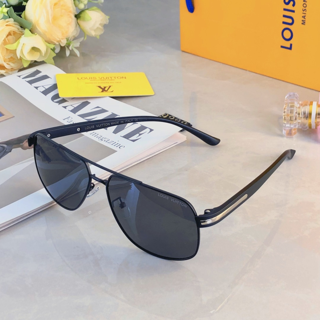 。。Louis vuitto*2025新款百搭偏光太阳镜男时尚潮流太阳墨镜