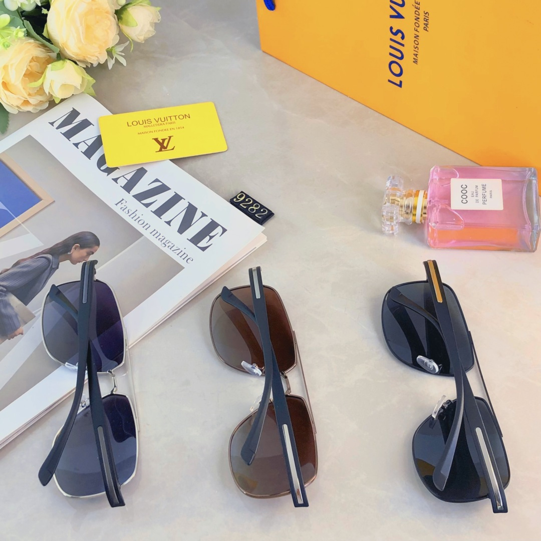 。。Louis vuitto*2025新款百搭偏光太阳镜男时尚潮流太阳墨镜
