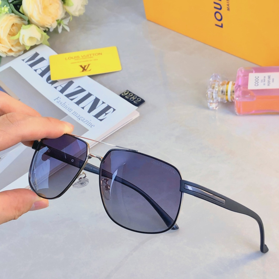 。。Louis vuitto*2025新款百搭偏光太阳镜男时尚潮流太阳墨镜