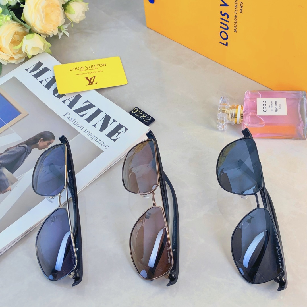 。。Louis vuitto*2025新款百搭偏光太阳镜男时尚潮流太阳墨镜