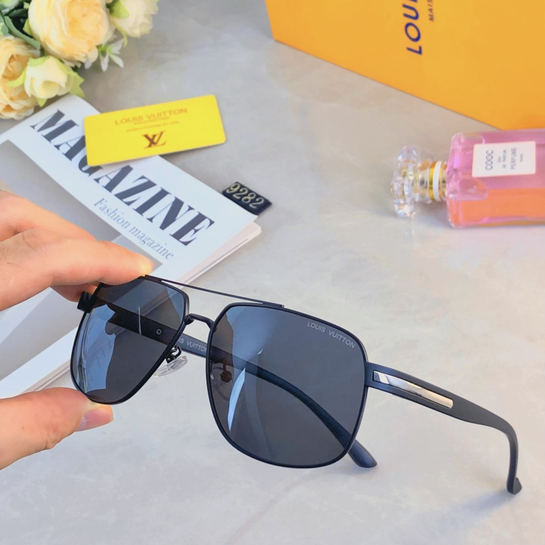 。。Louis vuitto*2025新款百搭偏光太阳镜男时尚潮流太阳墨镜