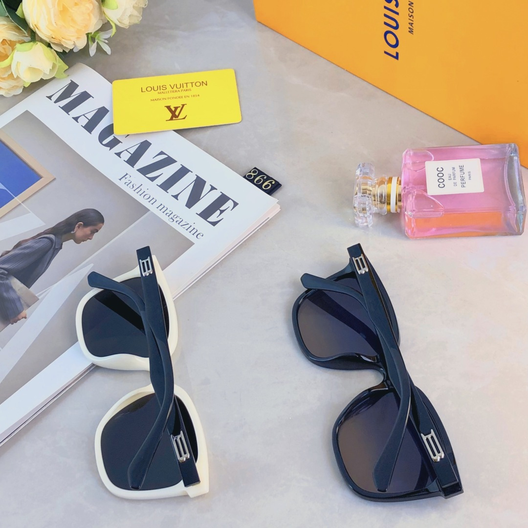 。。Louis vuitto*时尚高级感太阳眼镜潮流百搭太阳镜新款轻奢风男女遮阳墨镜