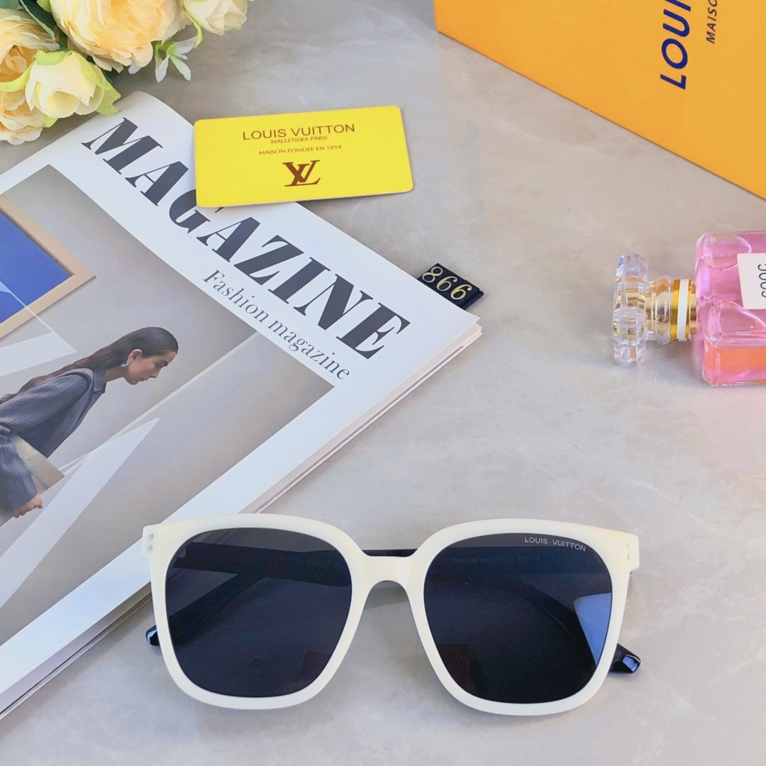 。。Louis vuitto*时尚高级感太阳眼镜潮流百搭太阳镜新款轻奢风男女遮阳墨镜