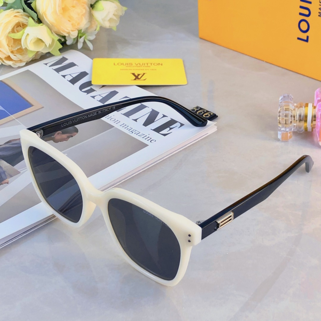 。。Louis vuitto*时尚高级感太阳眼镜潮流百搭太阳镜新款轻奢风男女遮阳墨镜