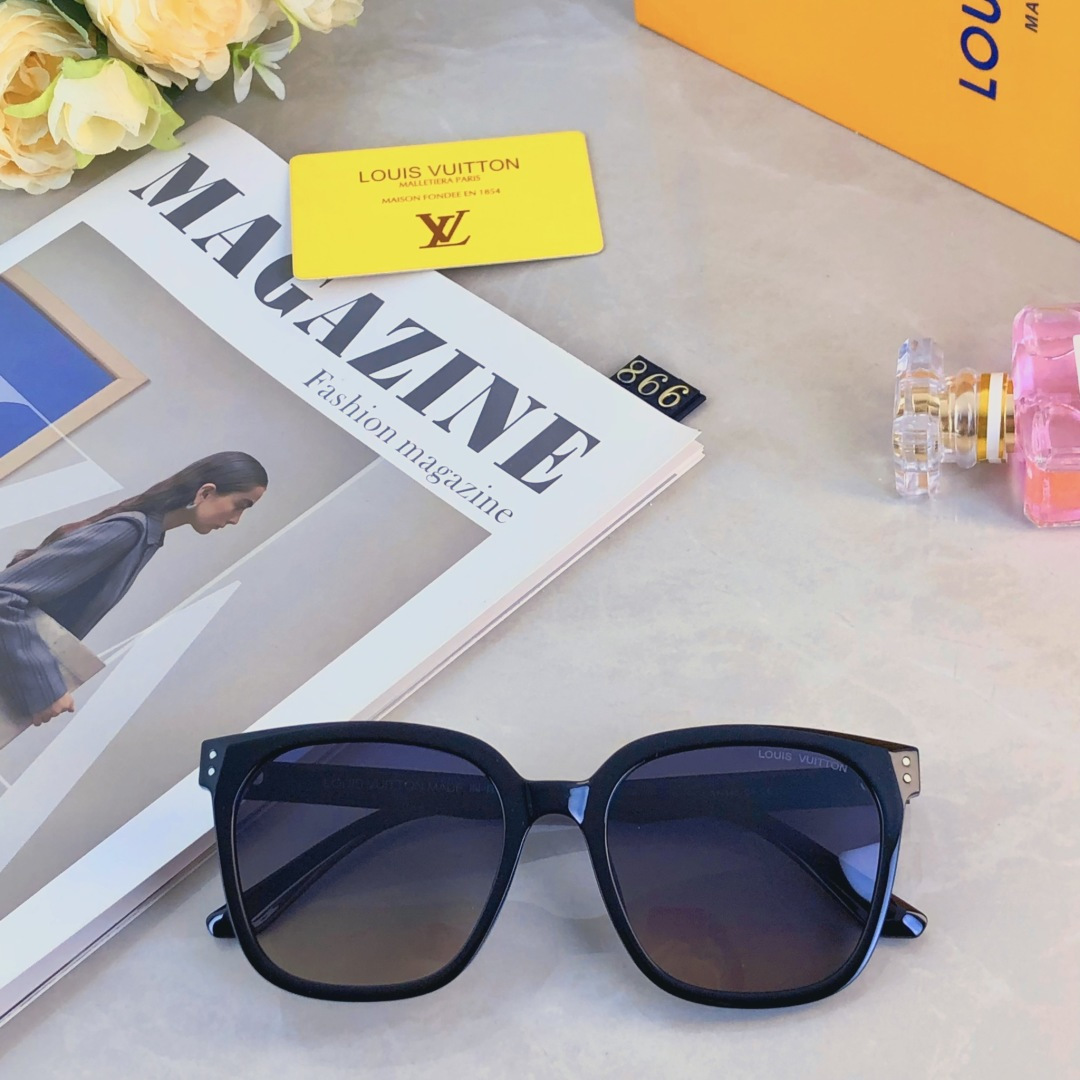 。。Louis vuitto*时尚高级感太阳眼镜潮流百搭太阳镜新款轻奢风男女遮阳墨镜