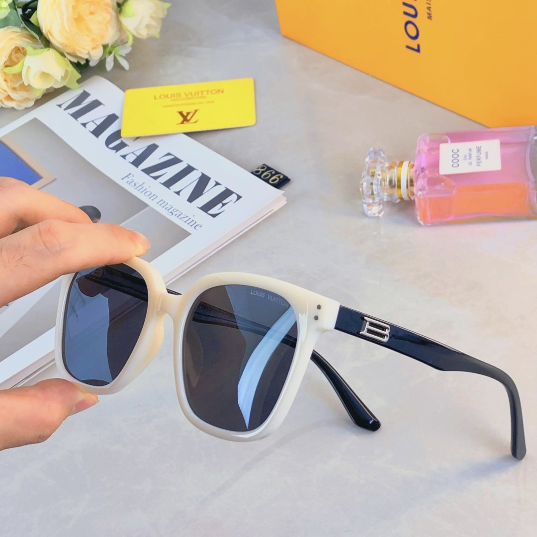 。。Louis vuitto*时尚高级感太阳眼镜潮流百搭太阳镜新款轻奢风男女遮阳墨镜