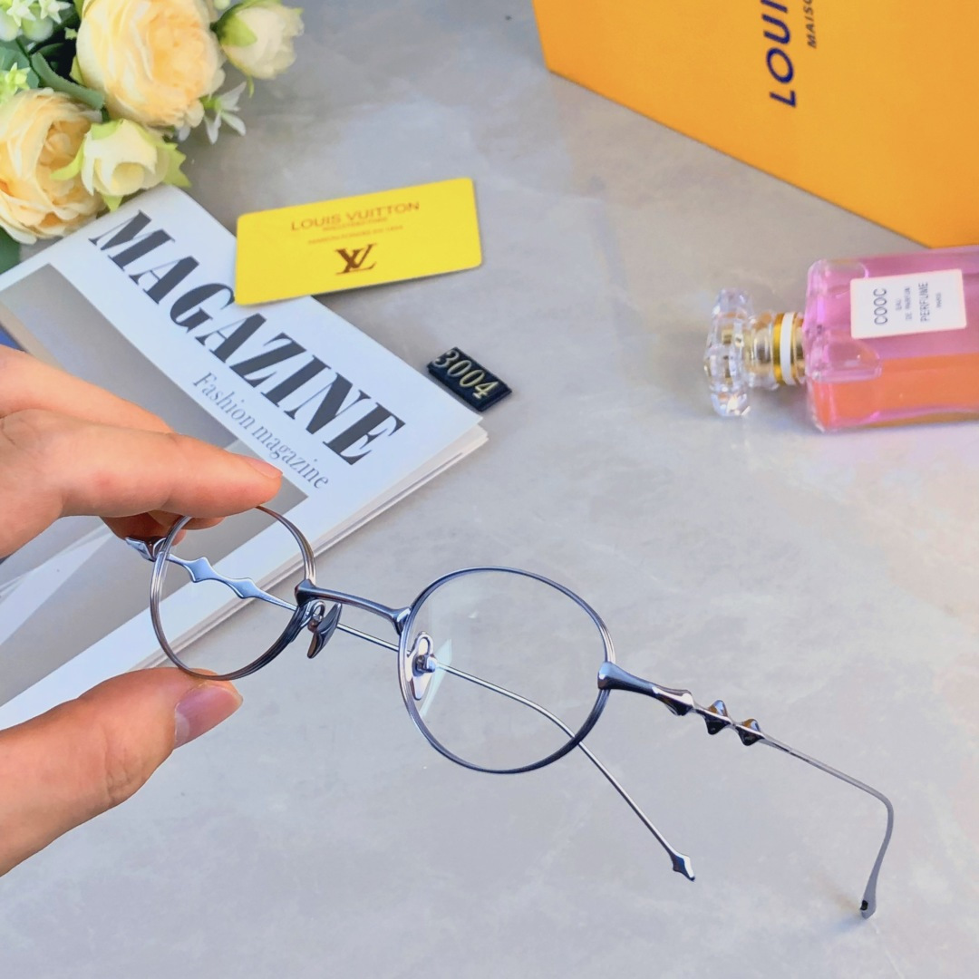 。。Louis vuitto*眼镜框男女士明星同款纯钛素颜神器防蓝光平光镜可配近视度数