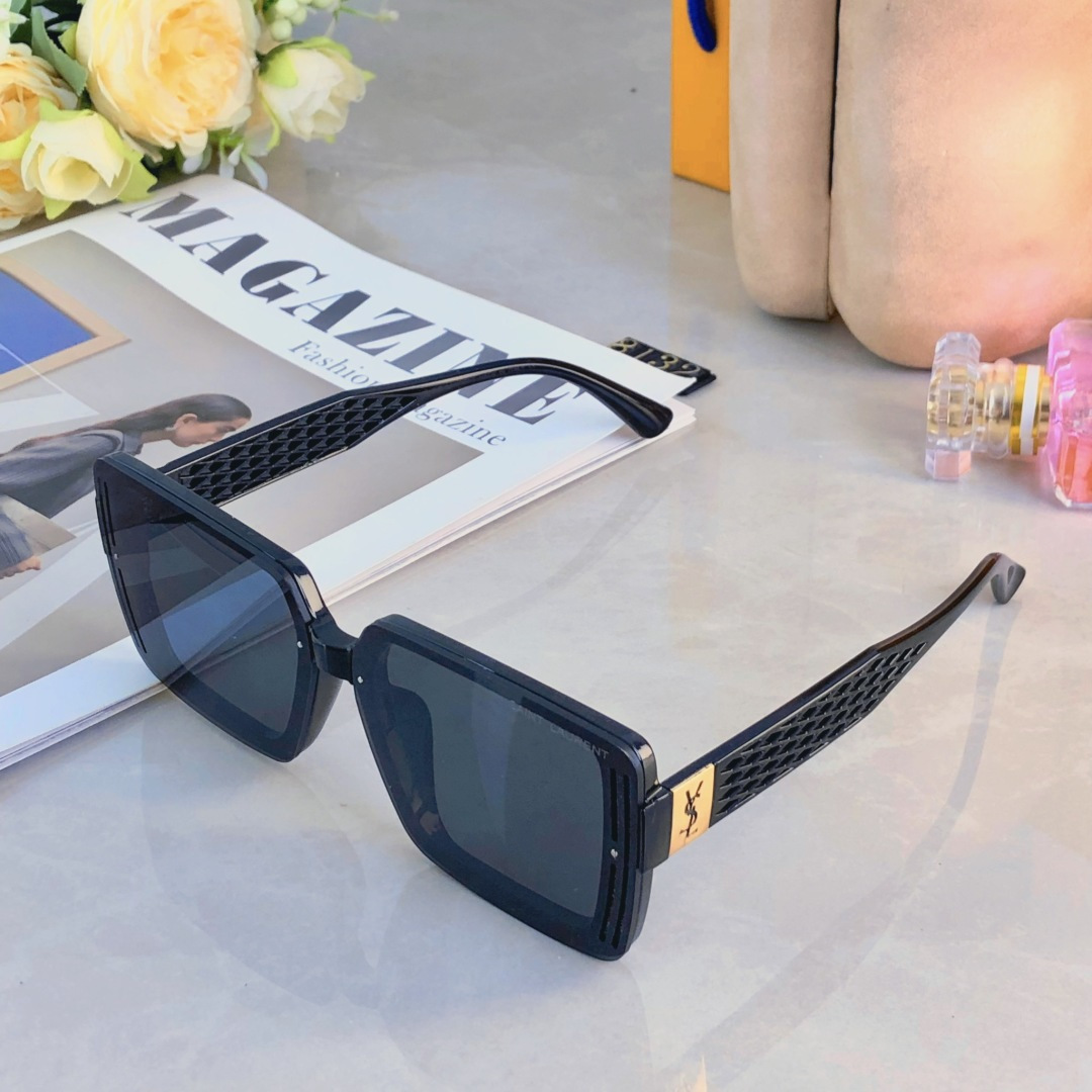 。。Ysl男女太阳镜百搭防紫外线潮酷墨镜遮阳防晒开车时尚街拍