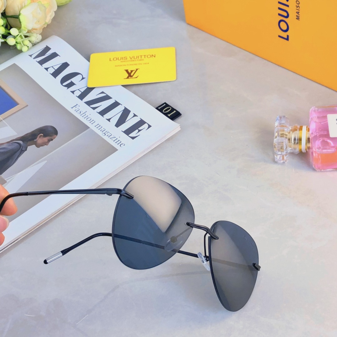 。。Louis vuitto*高清尼龙偏光太阳镜变色镜无框太阳镜眼镜钓鱼墨镜