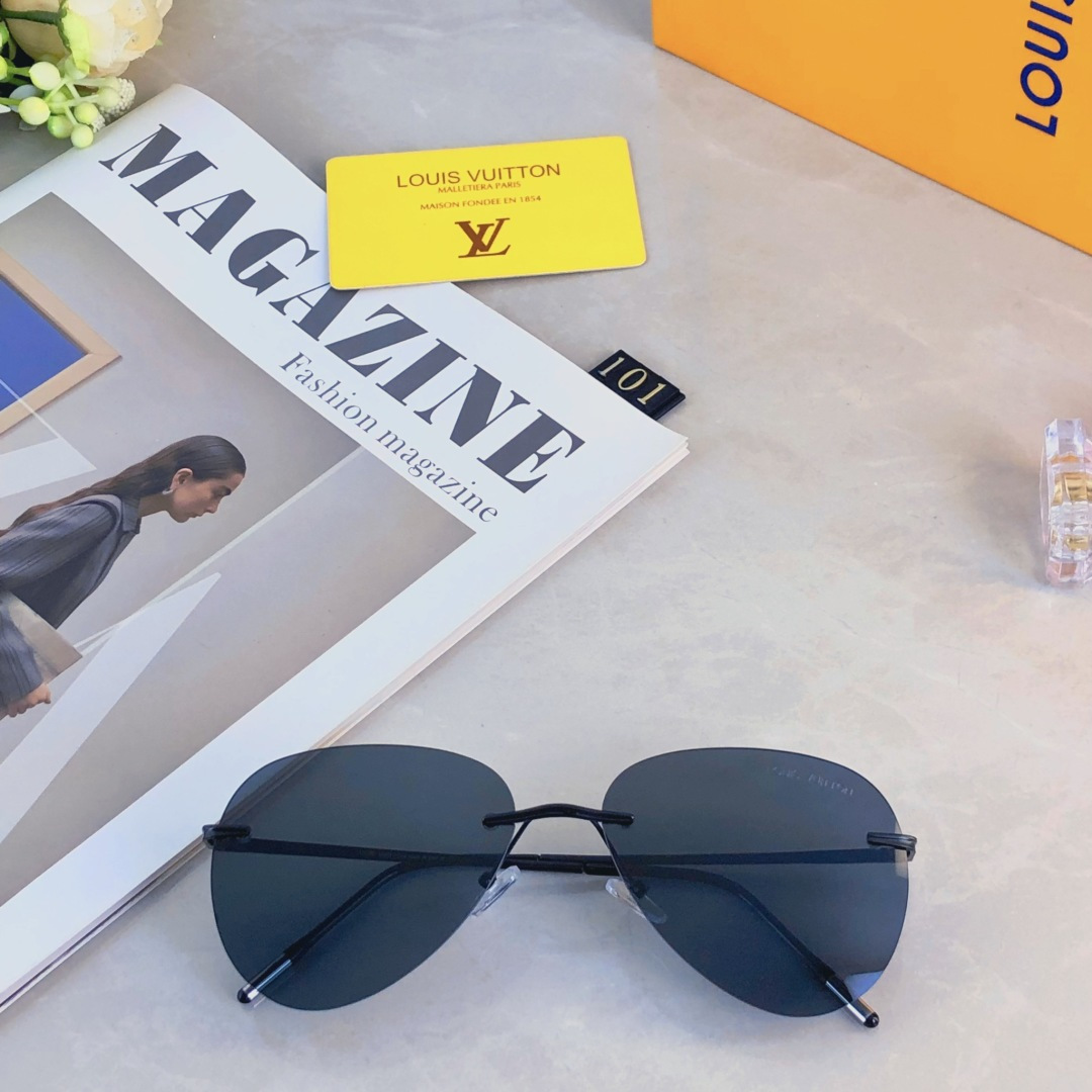 。。Louis vuitto*高清尼龙偏光太阳镜变色镜无框太阳镜眼镜钓鱼墨镜