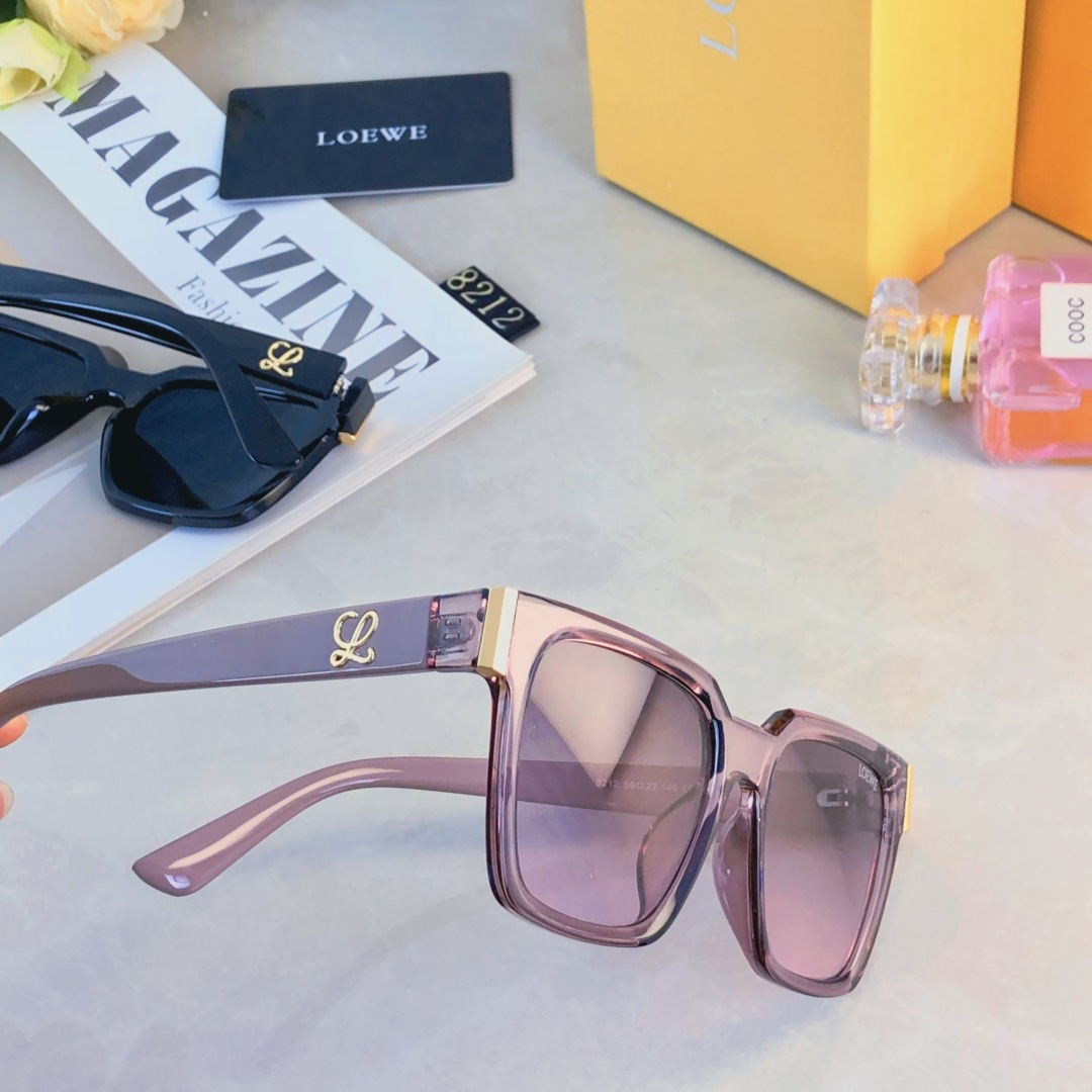 。。Loew*墨镜女高级感方形时尚复古韩版方框潮流时尚休闲太阳眼镜