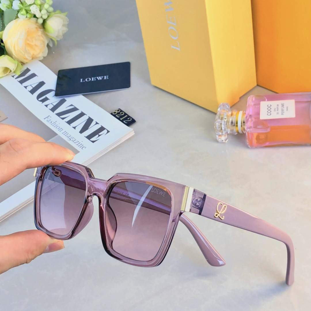。。Loew*墨镜女高级感方形时尚复古韩版方框潮流时尚休闲太阳眼镜