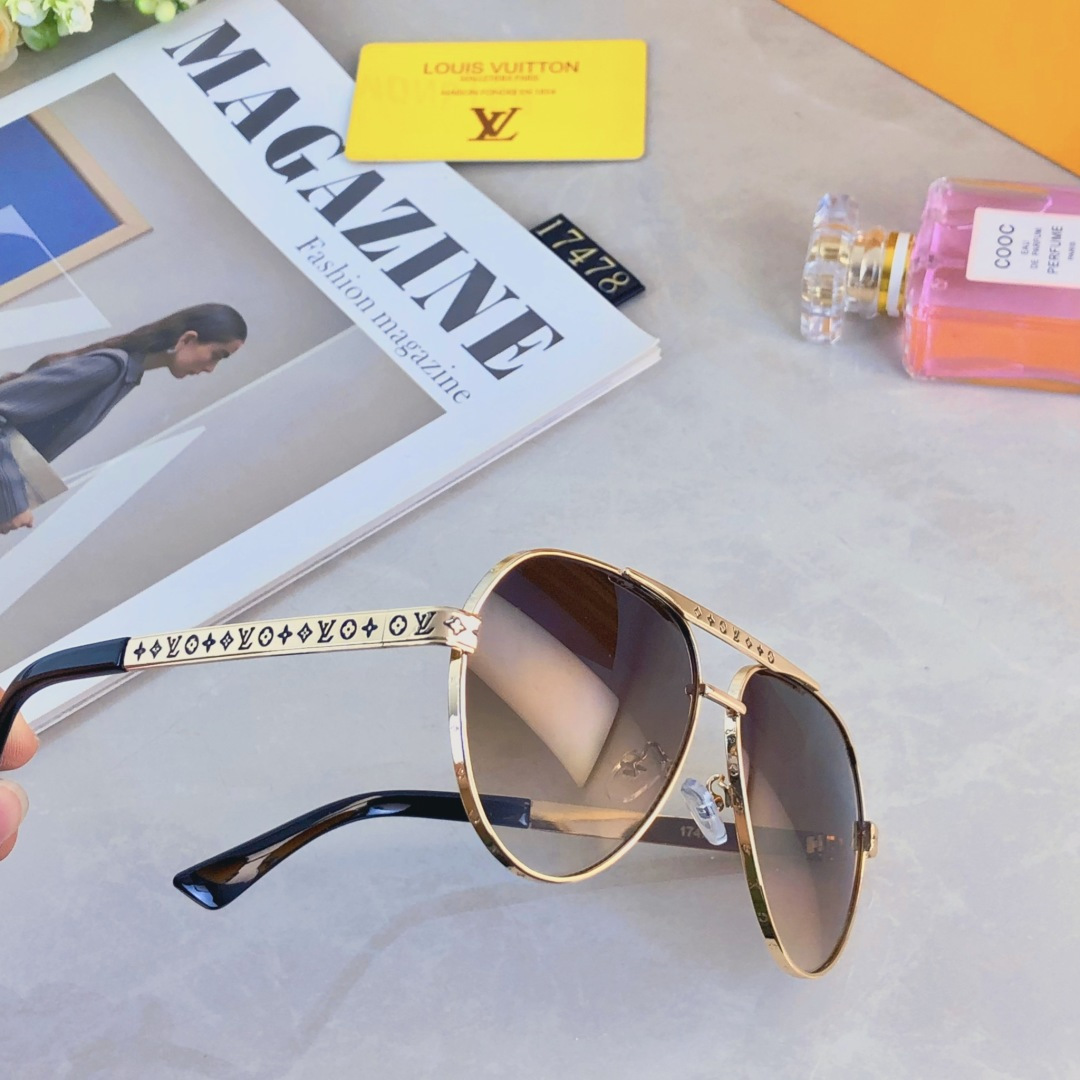 。。Louis vuitto*新款男士太阳镜欧美爆款金属双梁时尚大框墨镜驾驶开车太阳眼镜