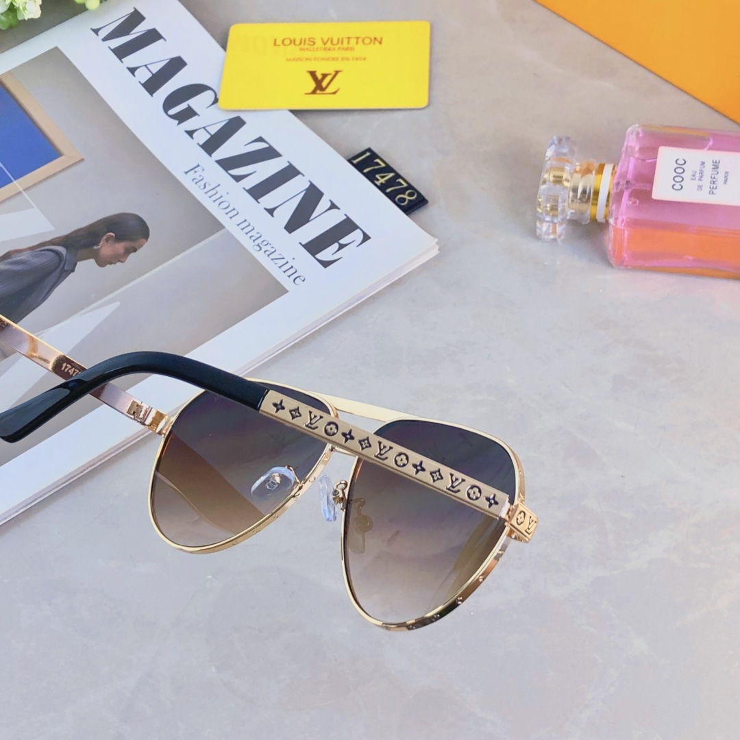 。。Louis vuitto*新款男士太阳镜欧美爆款金属双梁时尚大框墨镜驾驶开车太阳眼镜
