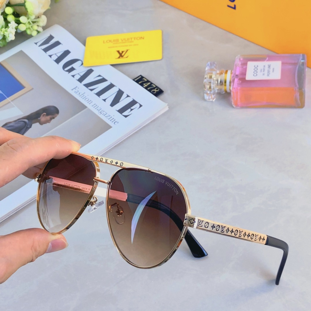 。。Louis vuitto*新款男士太阳镜欧美爆款金属双梁时尚大框墨镜驾驶开车太阳眼镜