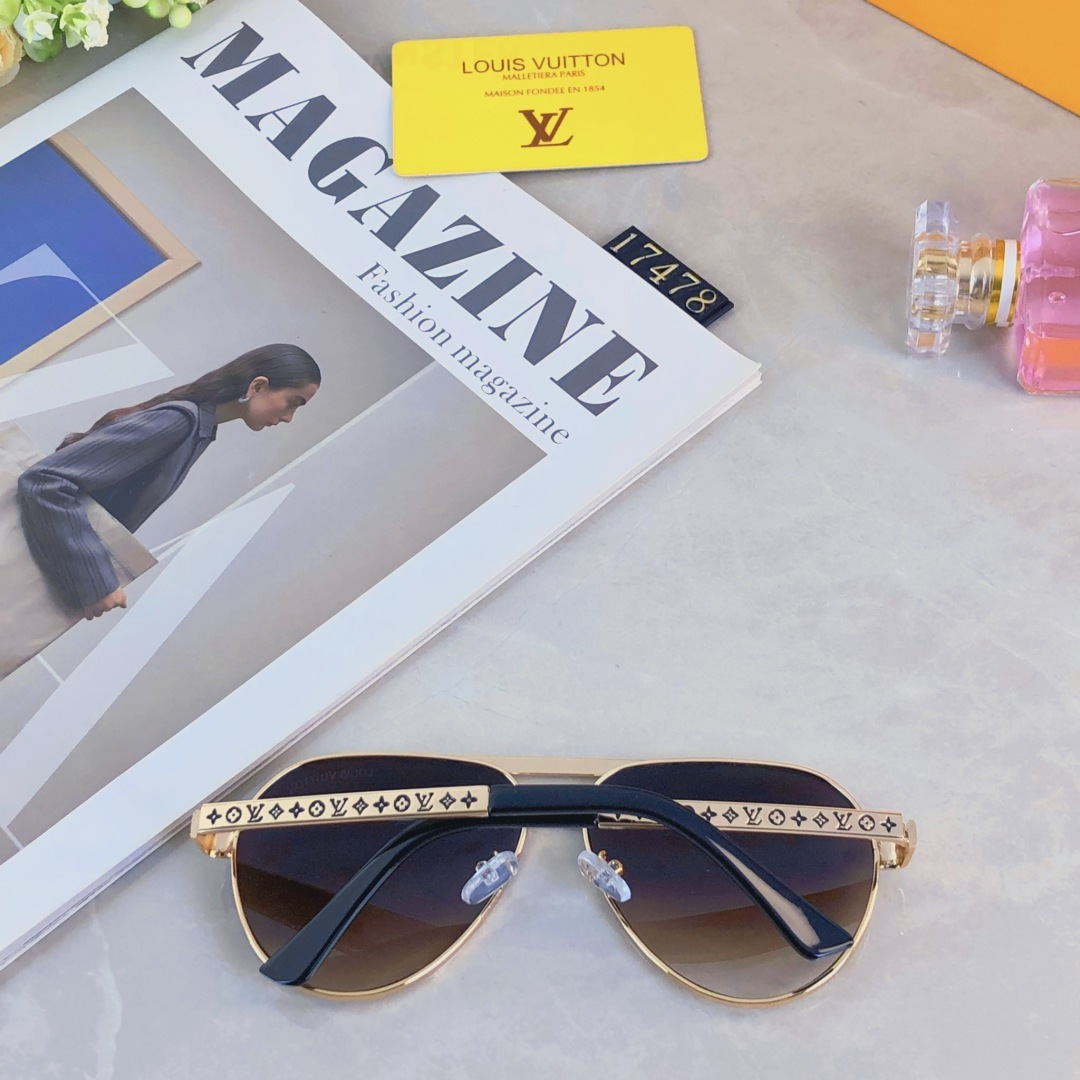 。。Louis vuitto*新款男士太阳镜欧美爆款金属双梁时尚大框墨镜驾驶开车太阳眼镜