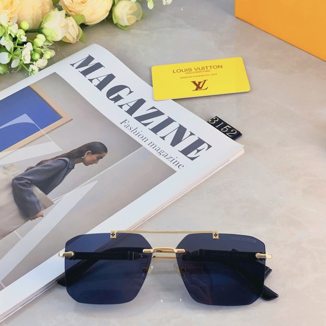 。。Louis vuitto*网红太阳镜男女个性潮海边拍照墨镜百搭大脸显瘦开车防紫外线