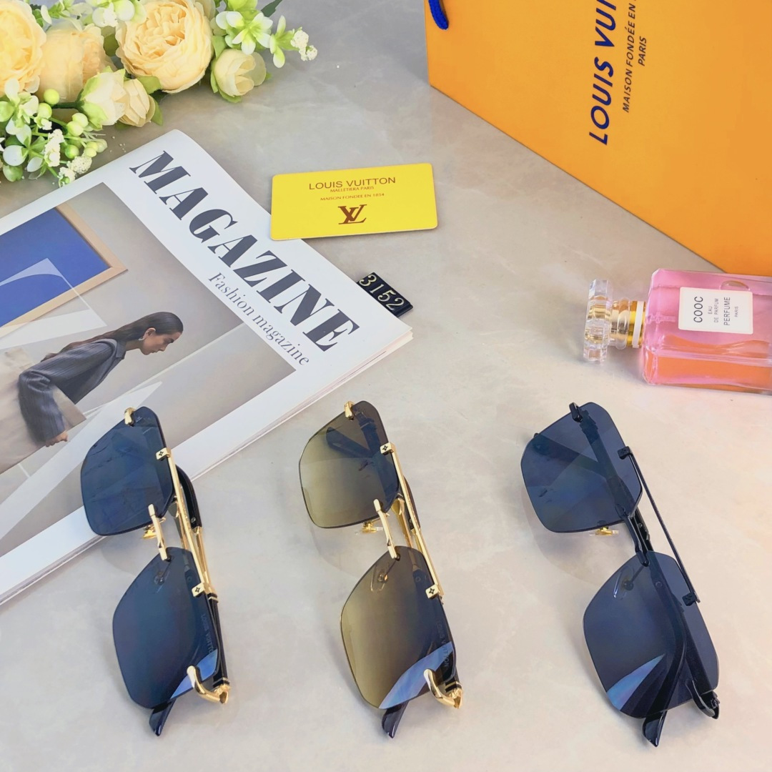 。。Louis vuitto*网红太阳镜男女个性潮海边拍照墨镜百搭大脸显瘦开车防紫外线